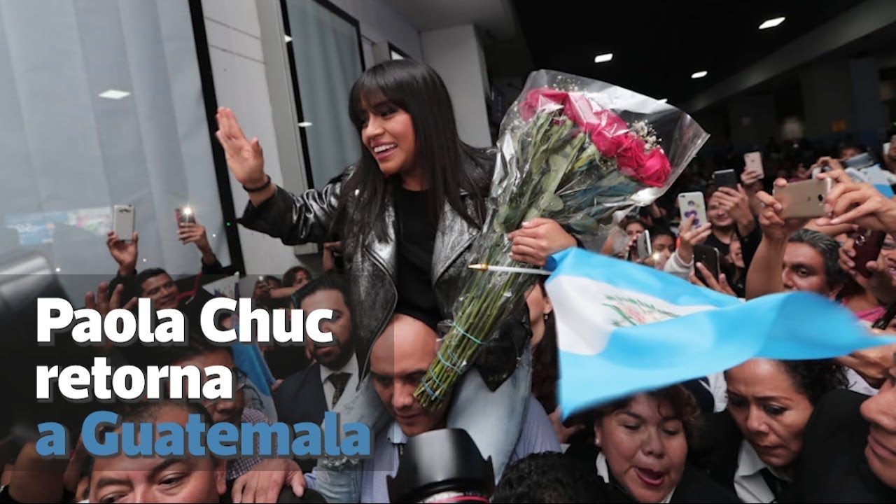 Paola Chuc regresa a Guatemala como gran ganadora de 