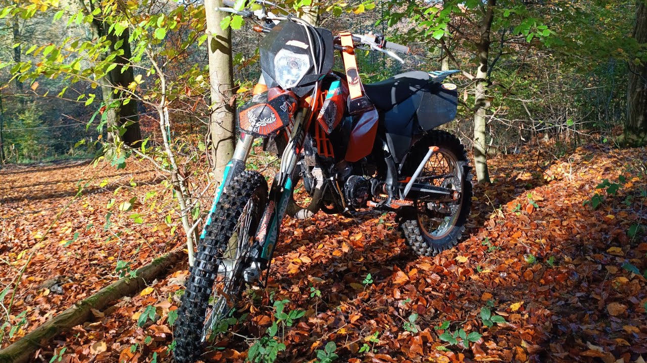 Endlich auf Enduro! KTM EXC 125 random rumfahren🌲🌄