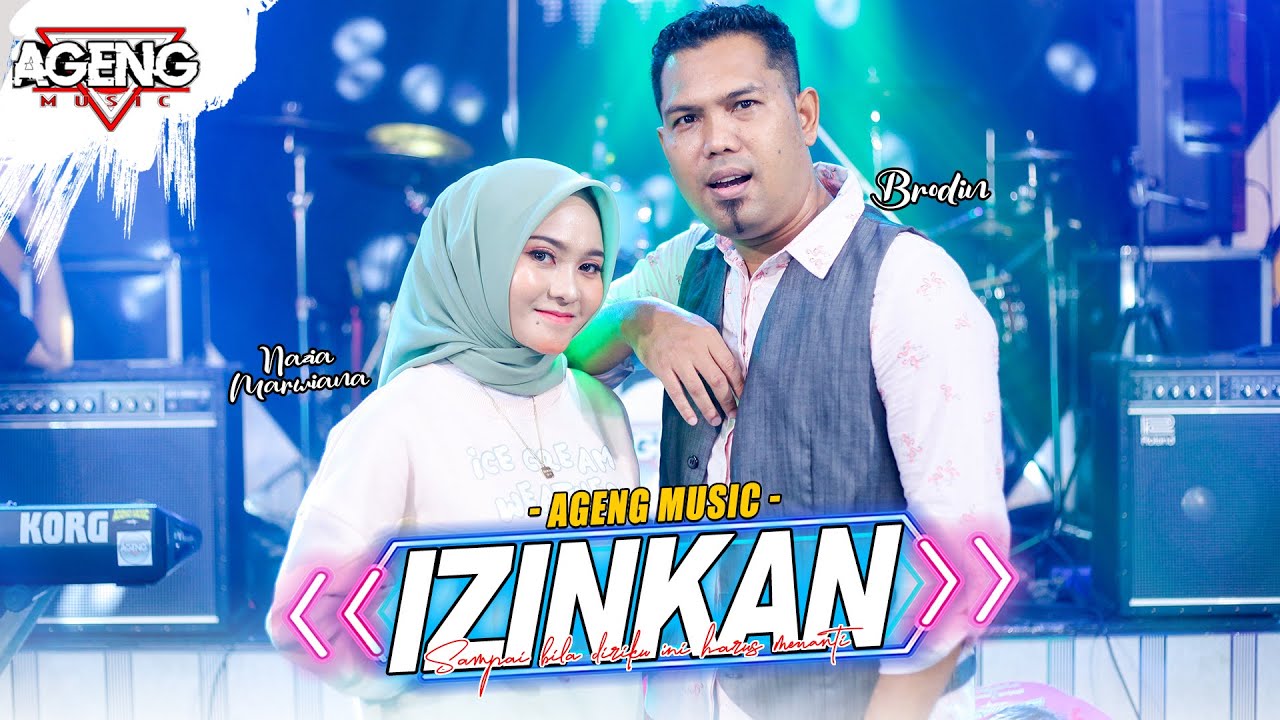 IZINKAN - Nazia Marwiana ft Brodin Ageng Music (Official Live Music)