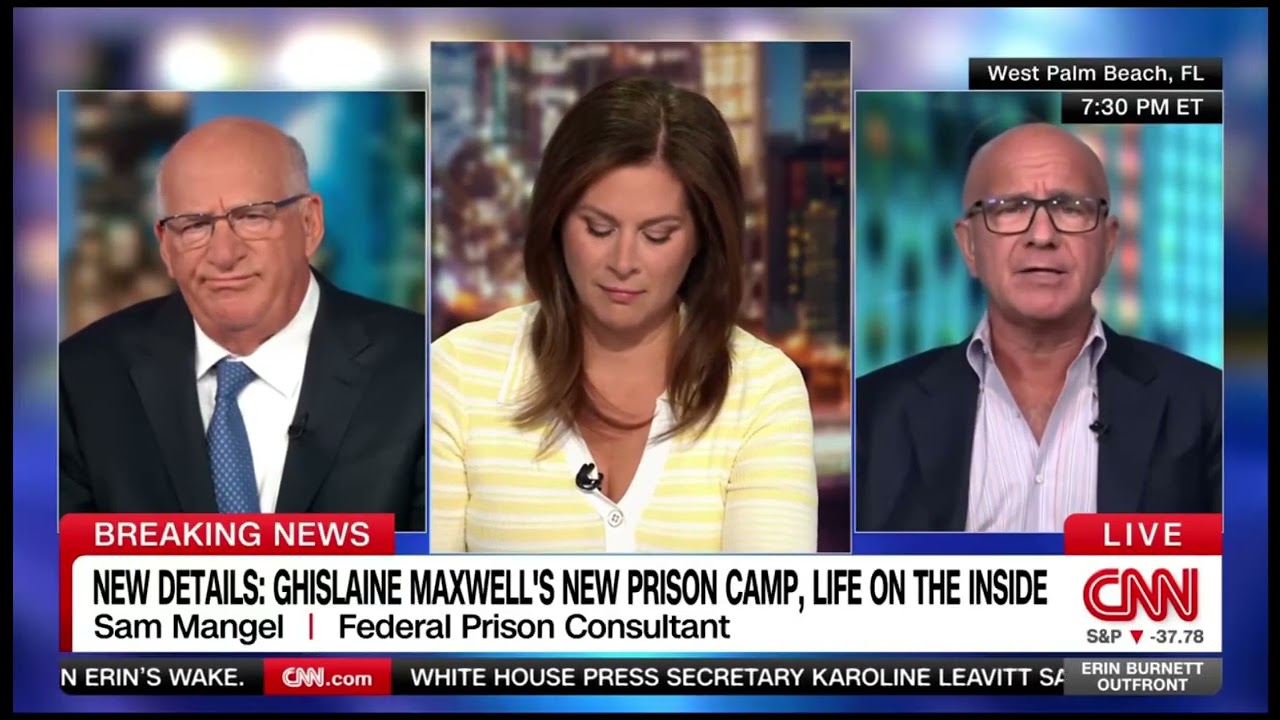 Sam Mangel on Erin Burnett OutFront to Discuss Ghislaine Maxwell's Transfer to Bryan Prison Camp