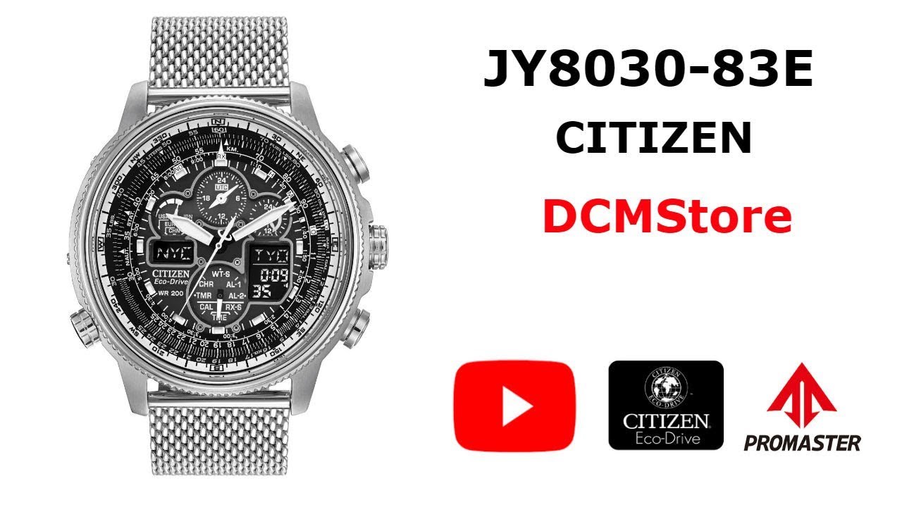 JY8030-83E Citizen Skyhawk A-T Promaster Black Dial