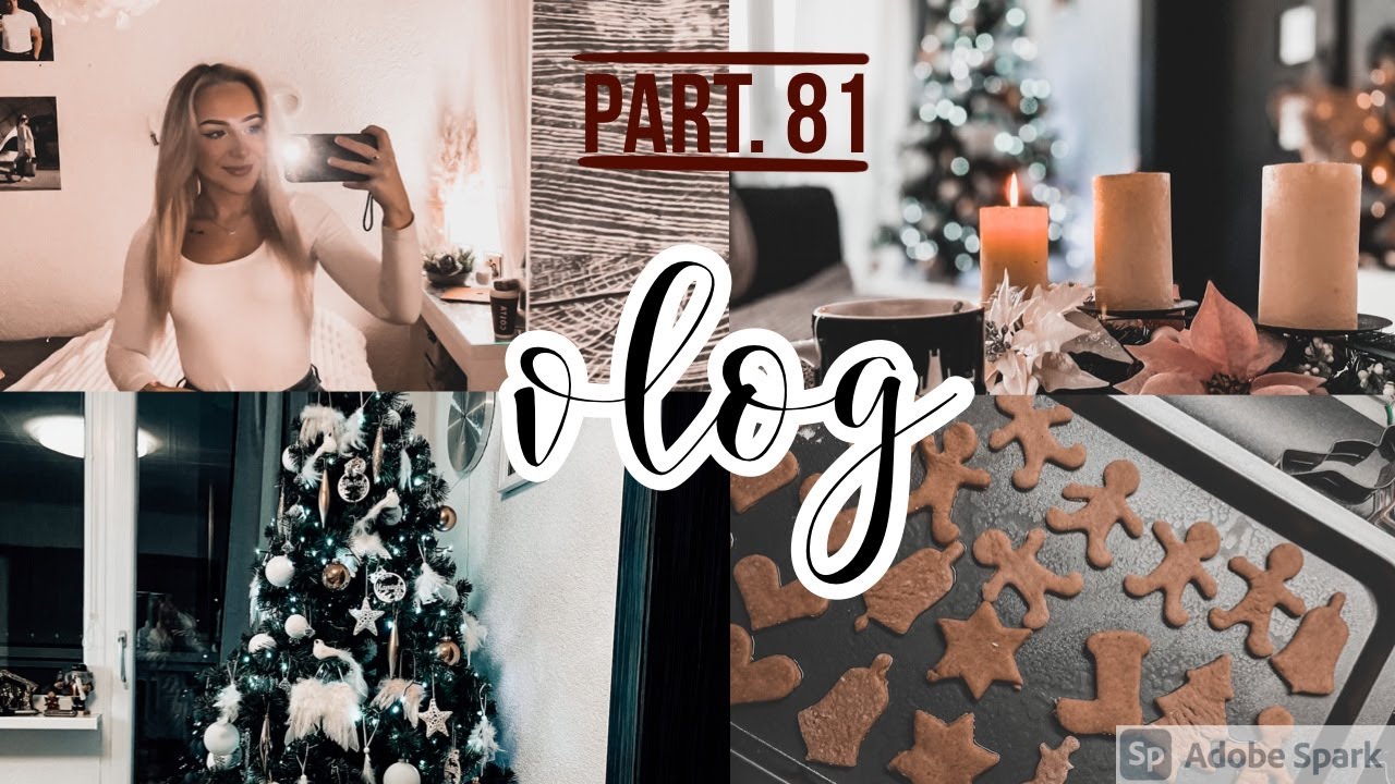vlog part. 81 | zdobíme stromeček, pečeme cukroví & prošla jsem pohovorem?