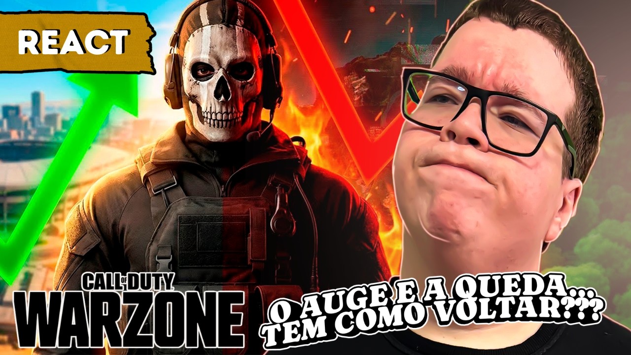 O AUGE e a QUEDA do WARZONE, TEM COMO VOLTAR??? - REACTS MONXTR&Otilde;ES