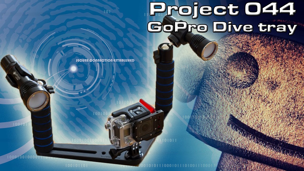 RCNC Projects 44: Making a DIY GoPro dive tray for video lights