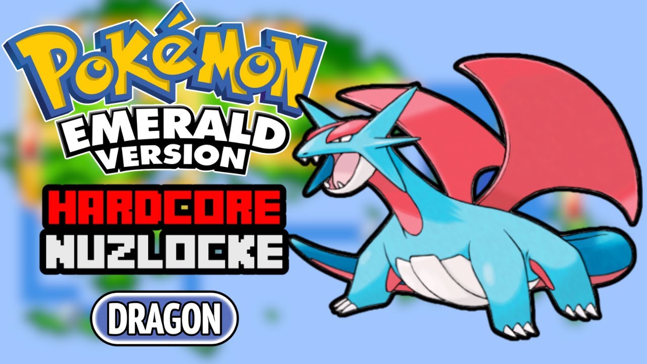 Pokemon Emerald Hardcore Nuzlocke — только для драконов (без предметов и без повышения уровня)