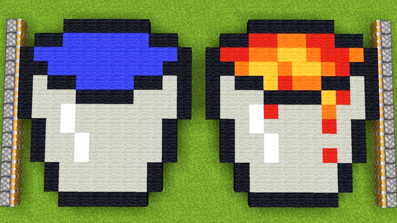 water + lava - minecraft compilation
