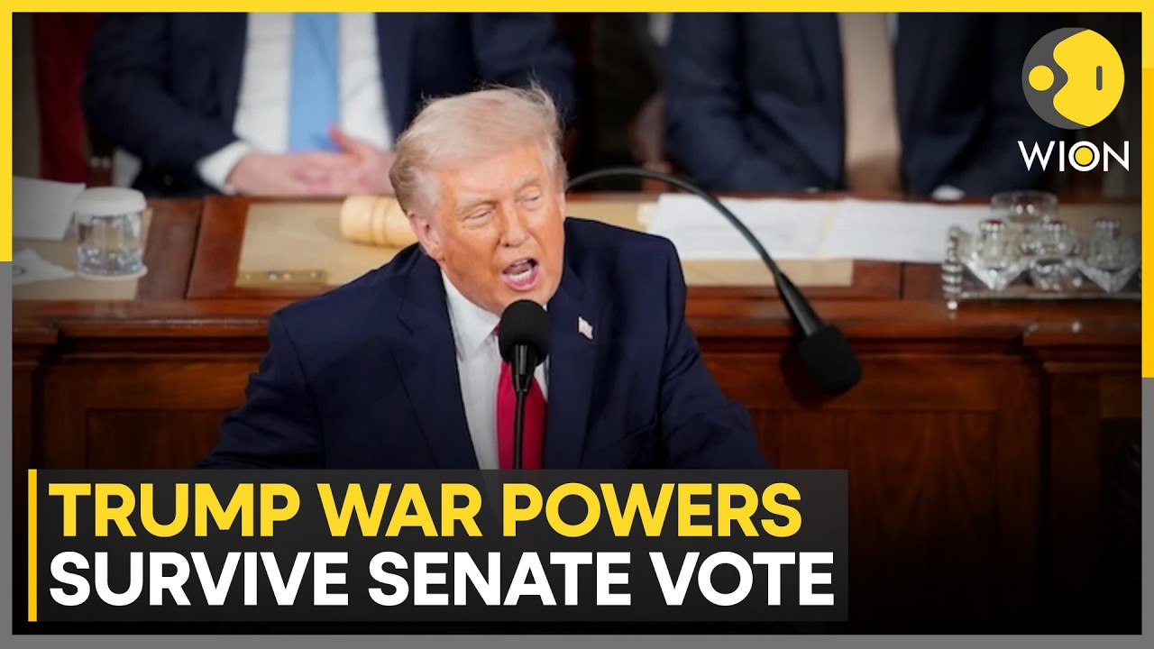 US-Iran War: US Senate Blocks Bill To Limit Trump’s War Powers On Iran In 52–47 Vote | WION