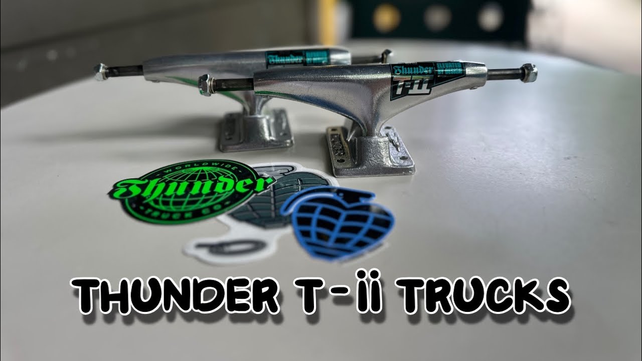 Распаковка и размеры грузовиков Thunder T-II
