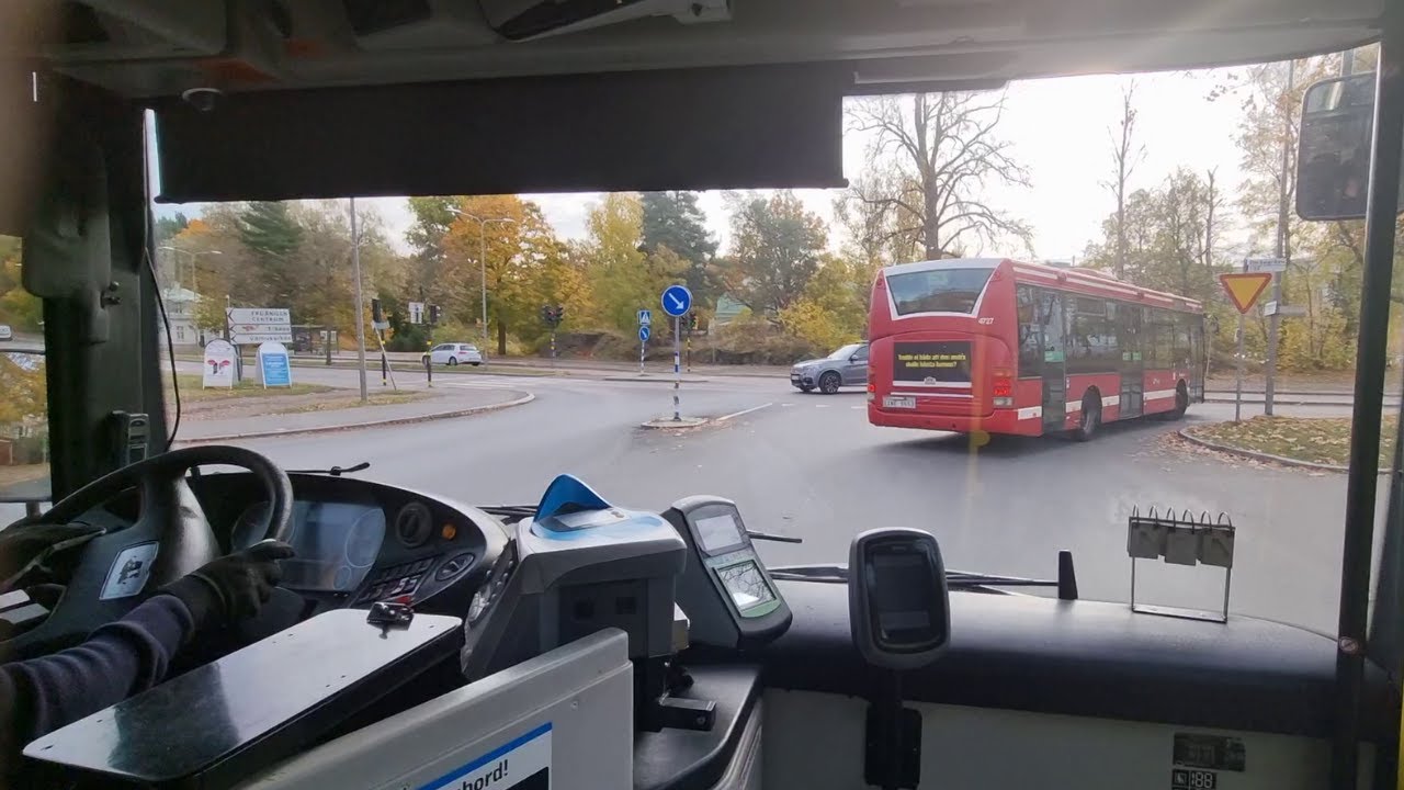 Sweden-Stockholm-Sl Bus Ride| With Bus173|From Fruängen To Älvsjö Station #19