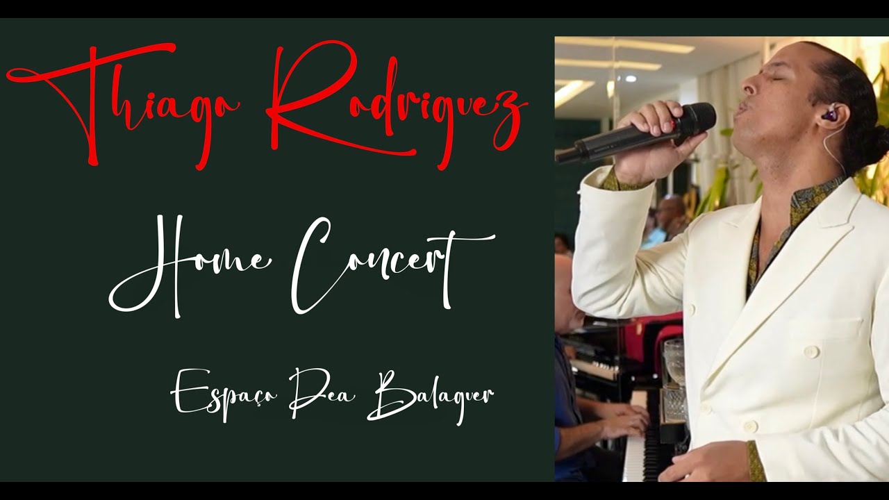 Espaço Dea Balaguer - Piano e Voz - Cantor Thiago Rodriguez