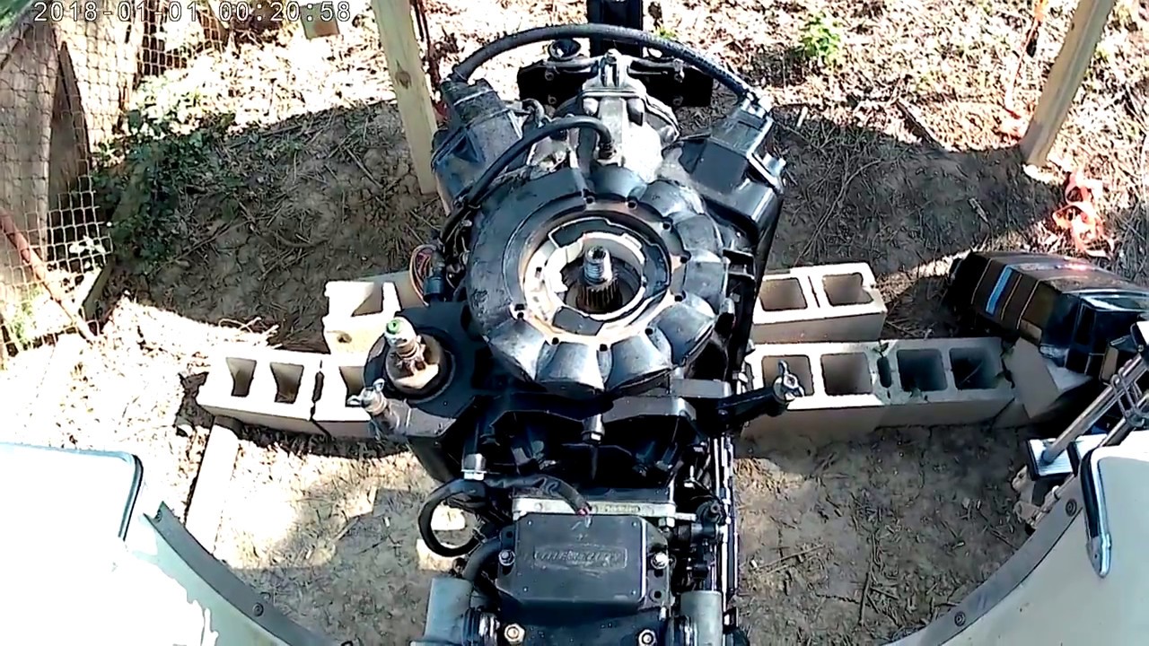 Mercury 150 Black Max flywheel/stator removal
