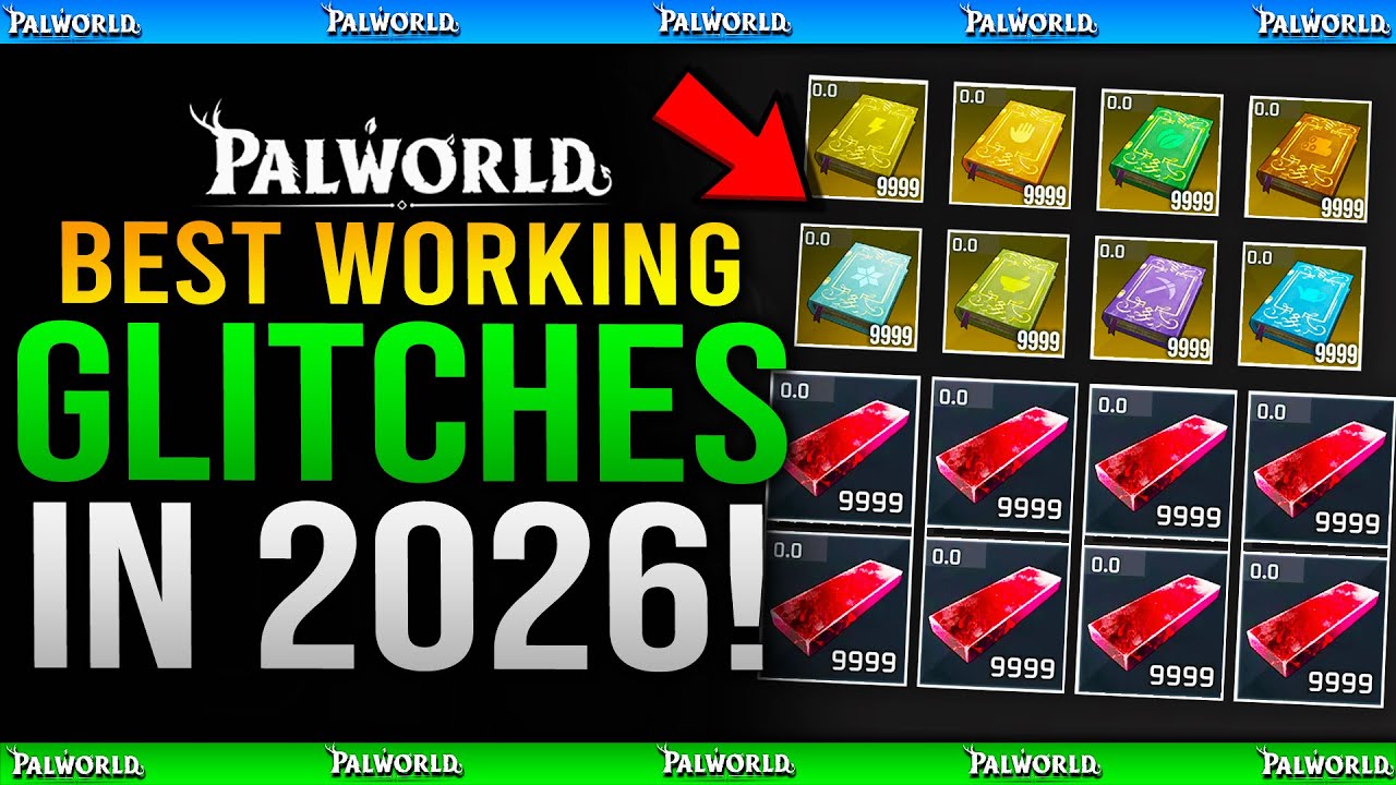 5+ Best Glitches in 2026 - Palworld (Dupe, Maxed Out Pals, Inf Materials & More)