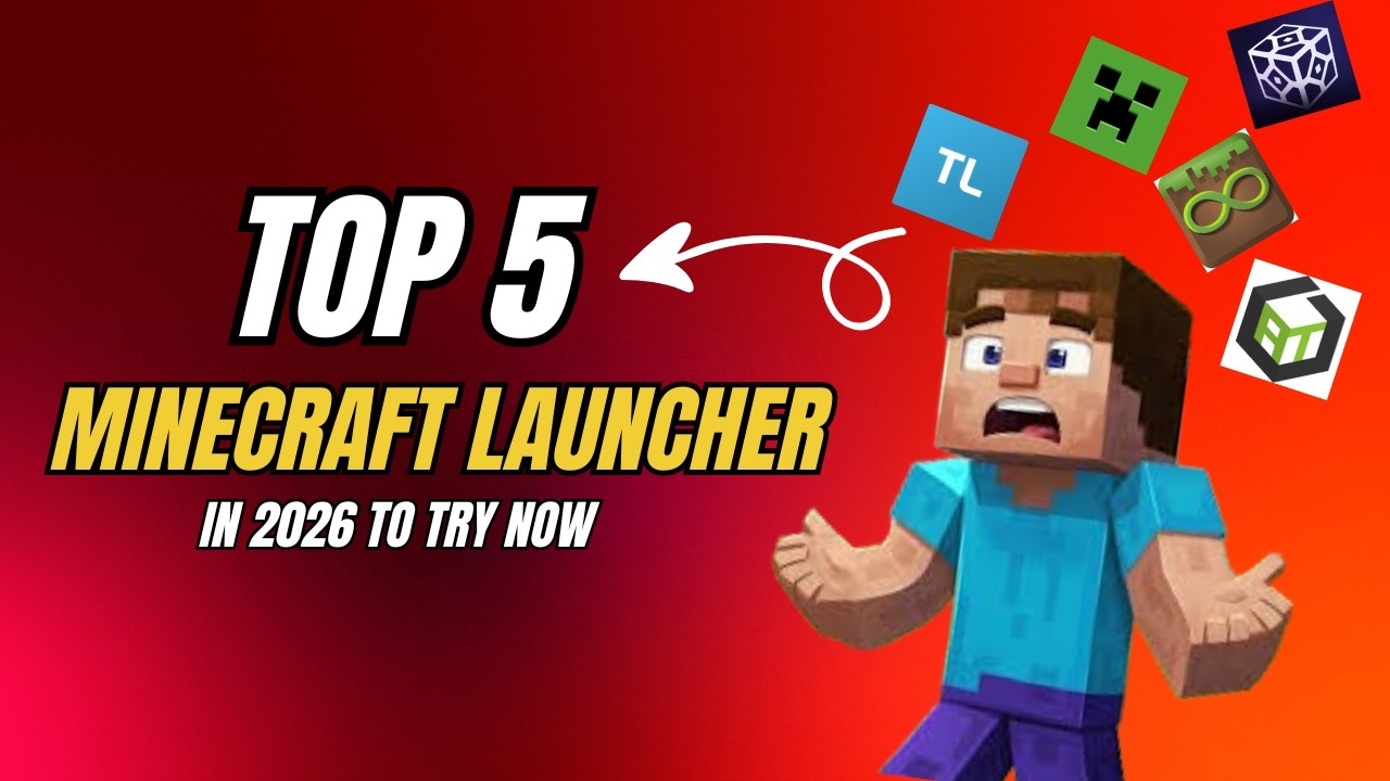 Top 5 Minecraft Launchers 2026 - TLauncher Alternatives Ranked! (Low-End PC)