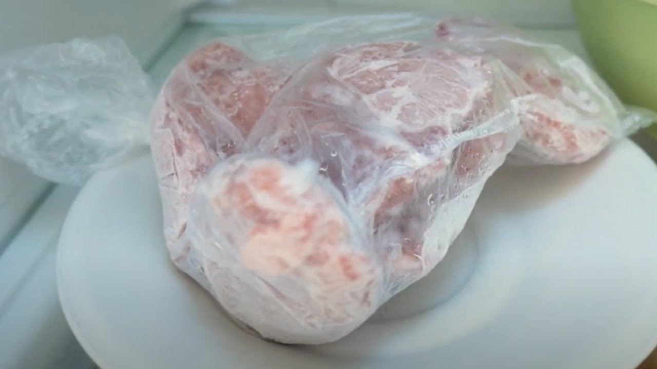 Come scongelare correttamente la carne?