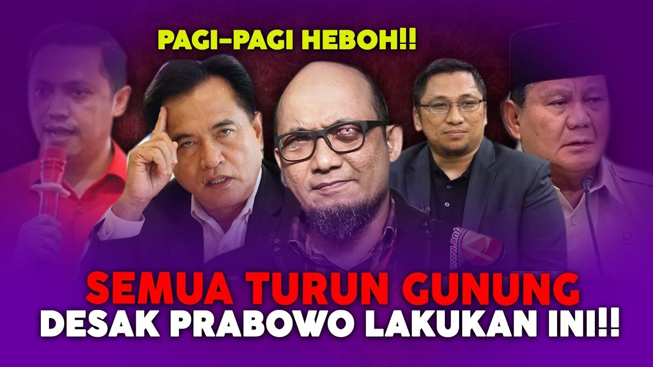 PAGI-PAGI HEBOH!!SEMUA TURUN GUNUNG DESAK PRABOWO UNGKAP HAL INI!!