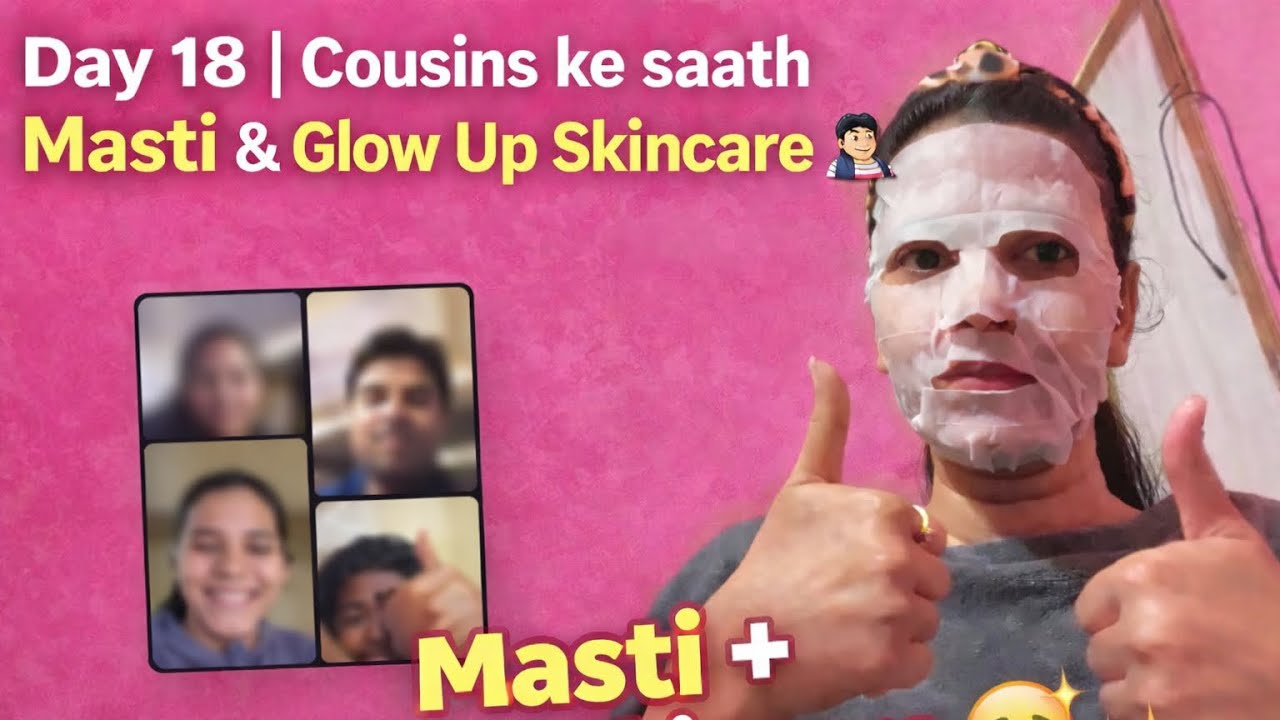 Daily Vlog Day 18: Family Fun + Skincare Night ✨ Full Masti @youtubecreators @YouTube ​