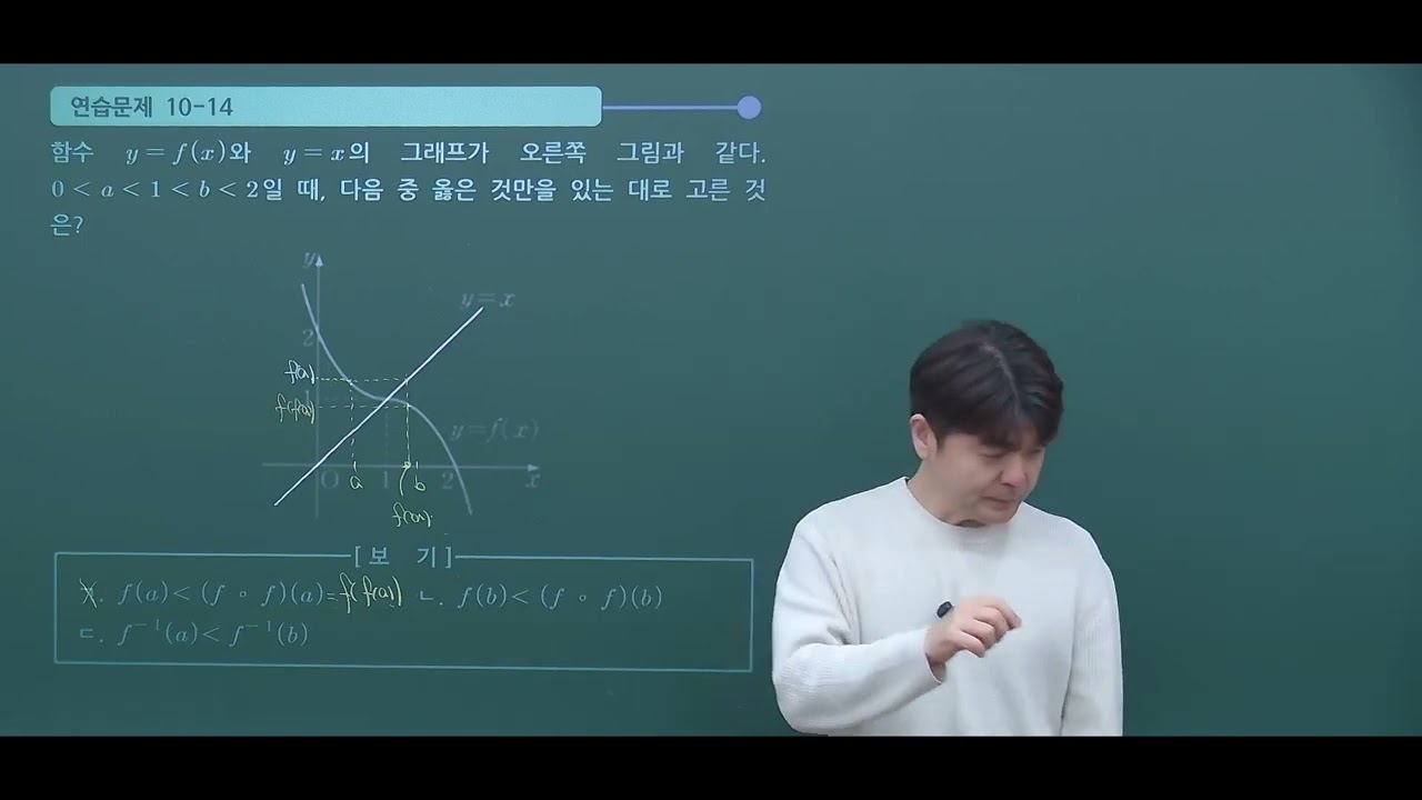 2026 공통수학2 개념 10 합성함수와 역함수 연습14번