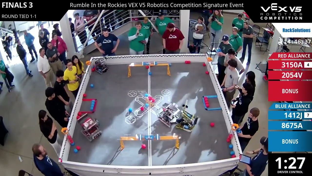 Rumble In the Rockies : Oquirrh - Final #1-3 - 3150A & 2054V vs 1412J & 8675A - Auton + Driver