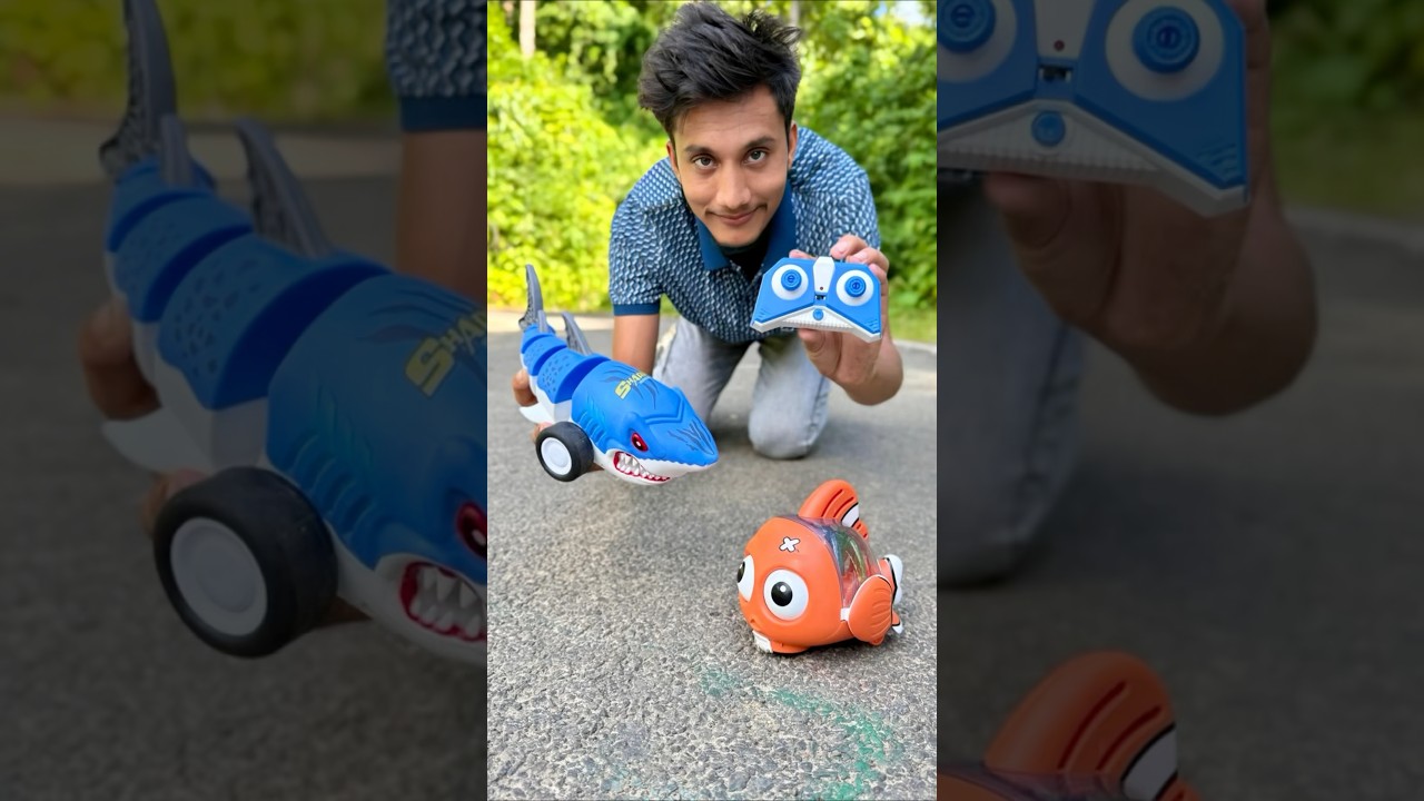 Huru 2 Guta Robot Fish and Remote wala Shark ki Video 💥