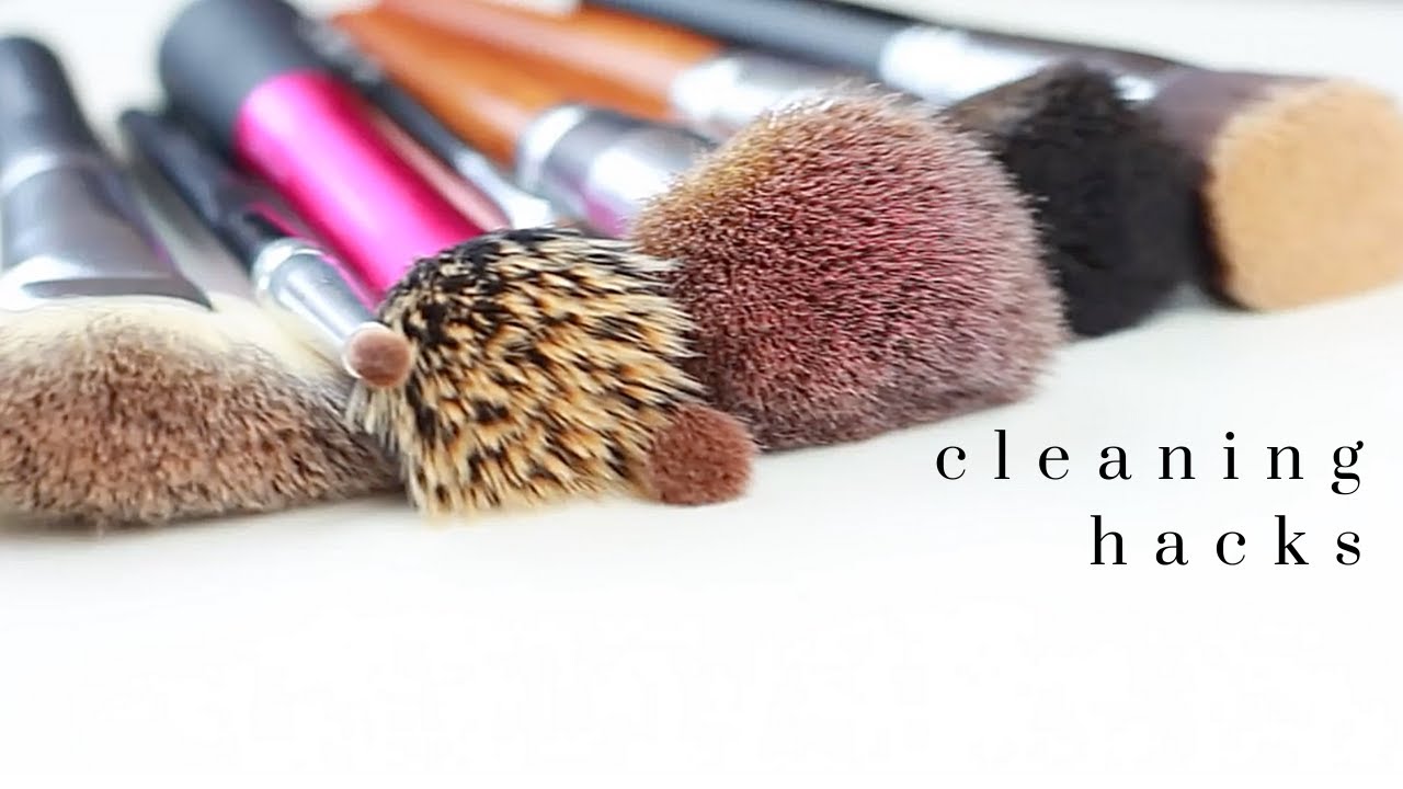 4 DIY Makeup Brush Cleaning Hacks | DIY Makeup Brush Cleaner