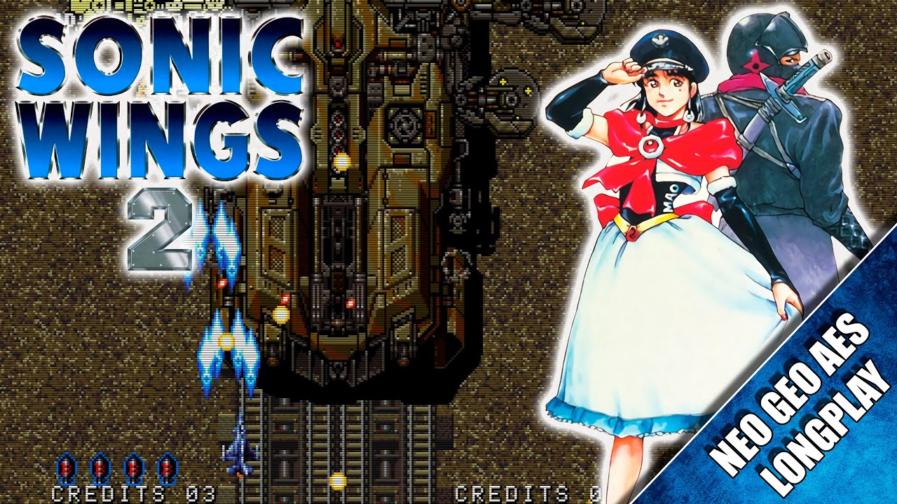 Sonic Wings 2 (Neo Geo AES) 【Longplay】