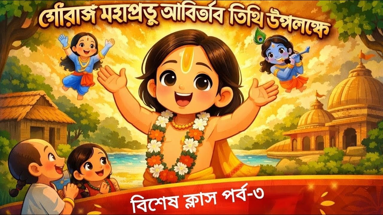 শ্রীকৃষ্ণ চৈতন্য মহাপ্রভু আর্বিভাব তিথি- গৌর পূর্ণিমা  মহোৎসব পর্ব-৩
