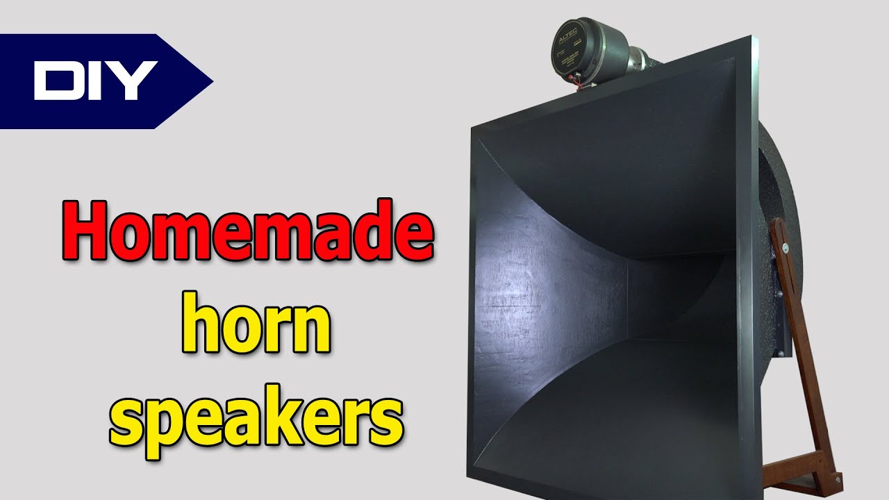 Diy horn speakers. How to made horn speakers W.E.