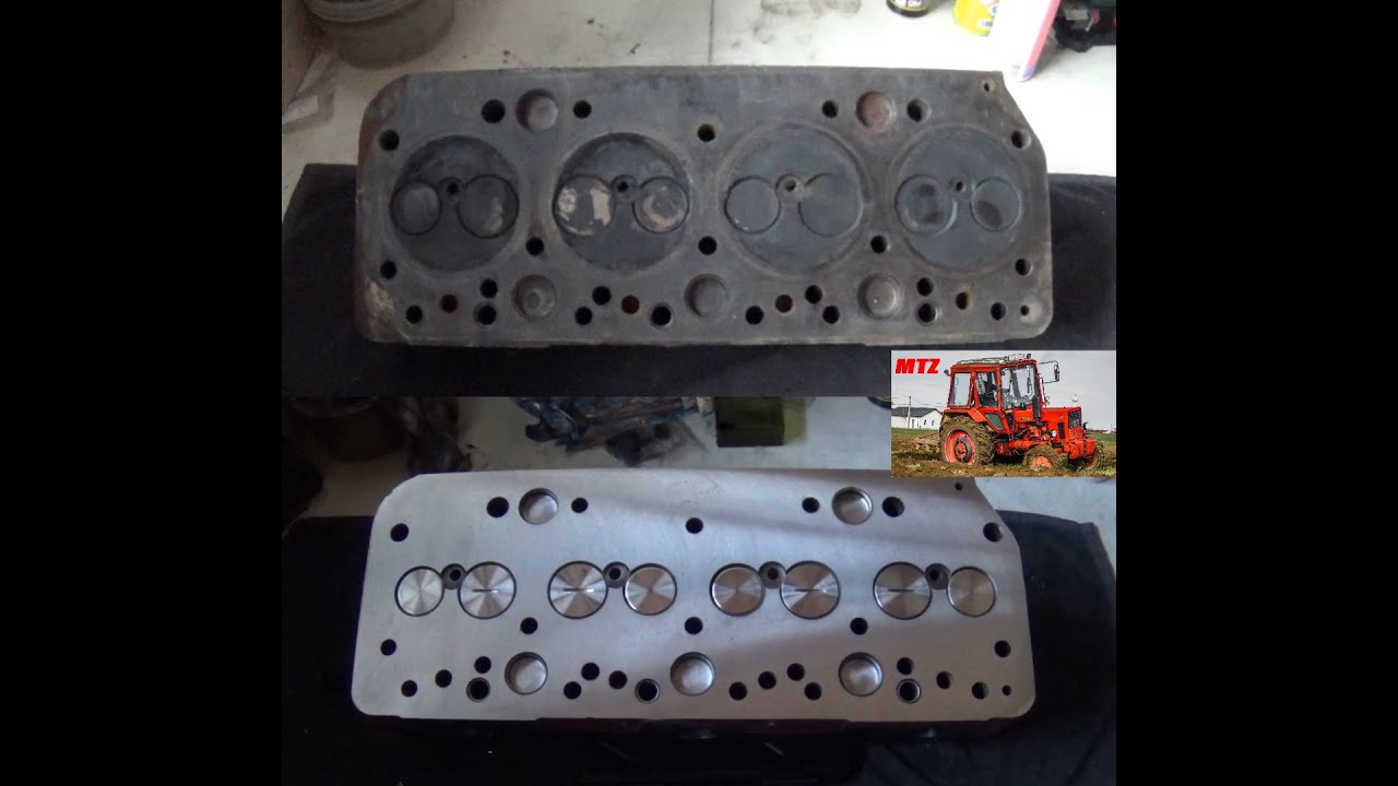 MTZ 80 Belarus Hengerfej felújítás Síkolás Cylinder head restoration resurfacing Zylinderkopf