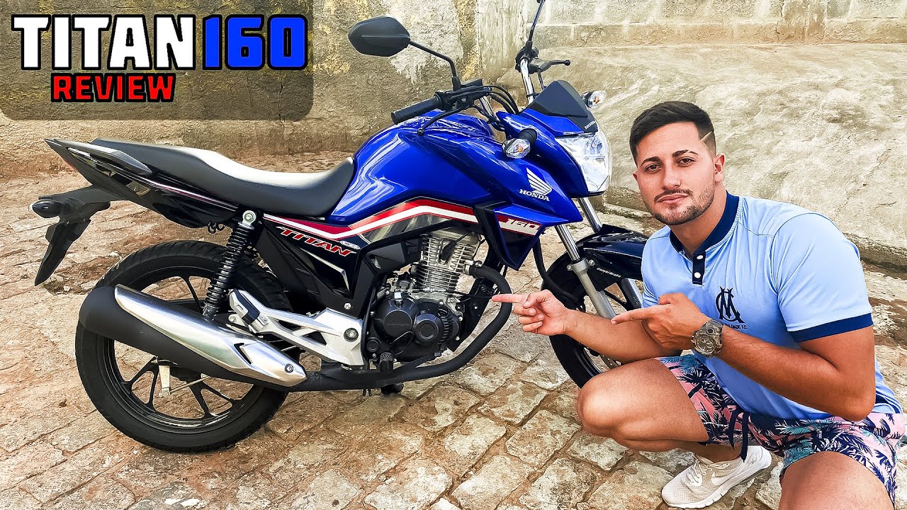 REVIEW  DA TITAN 160 AZUL DO CANAL