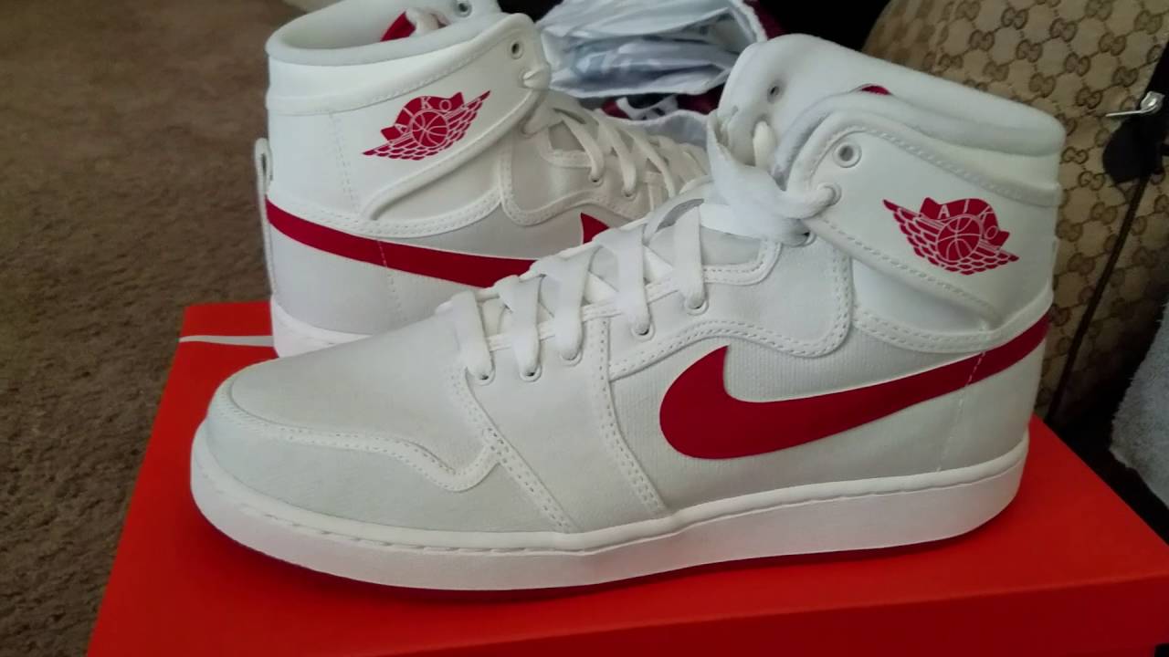 Air jordan 1 ajko white red OG 