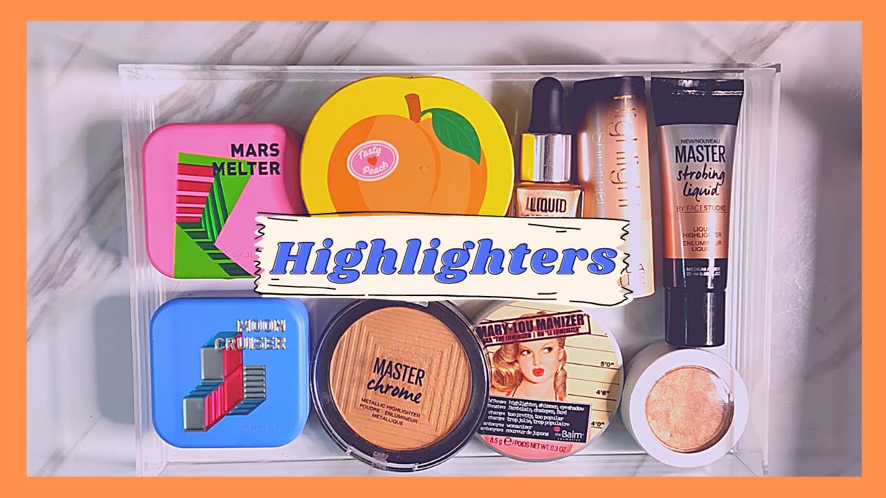 Highlighter Collection 2021 | Mostly drugstore, some indie!