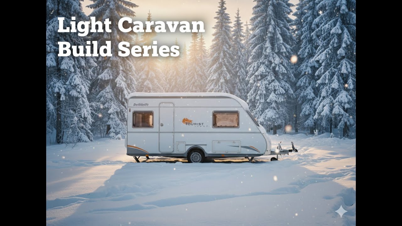 Light Caravan Build - Sisustan esittely (ennen muutoksia)