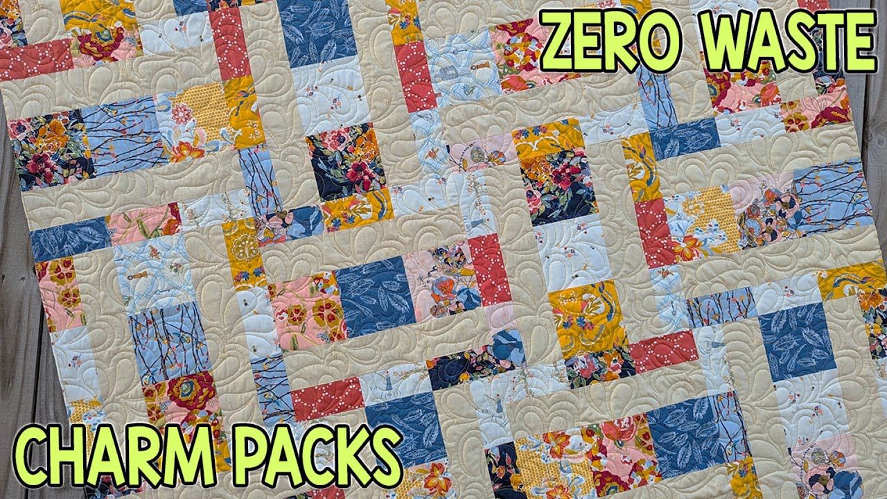 Nature's Vessel | Zero Waste Charm Pack Quilt Pattern | In A Day Quilt Pattern | Beginner Friendly