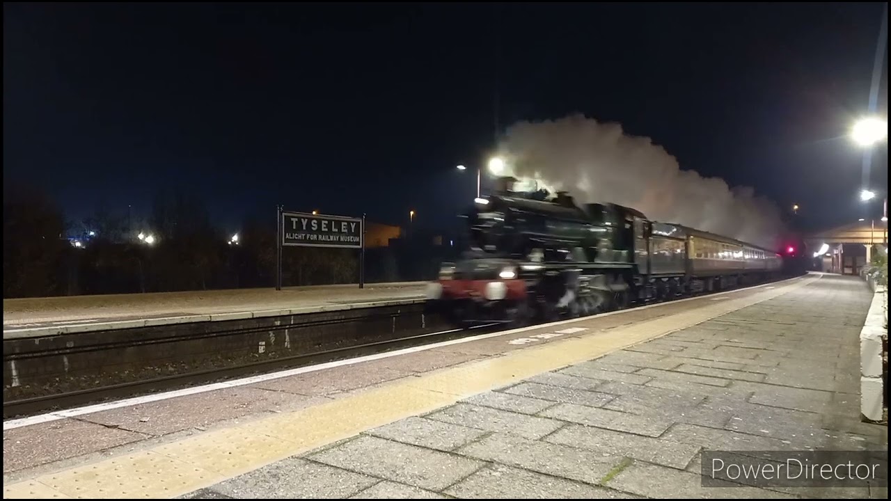 Steam Locomotives in the night