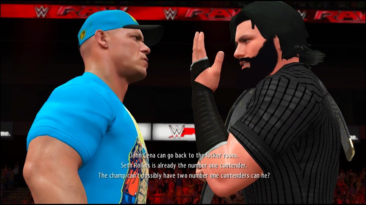 WWE 2K16 My CAREER MODE LIVE - CENA Challenges Rocky WWE 2K16 ||