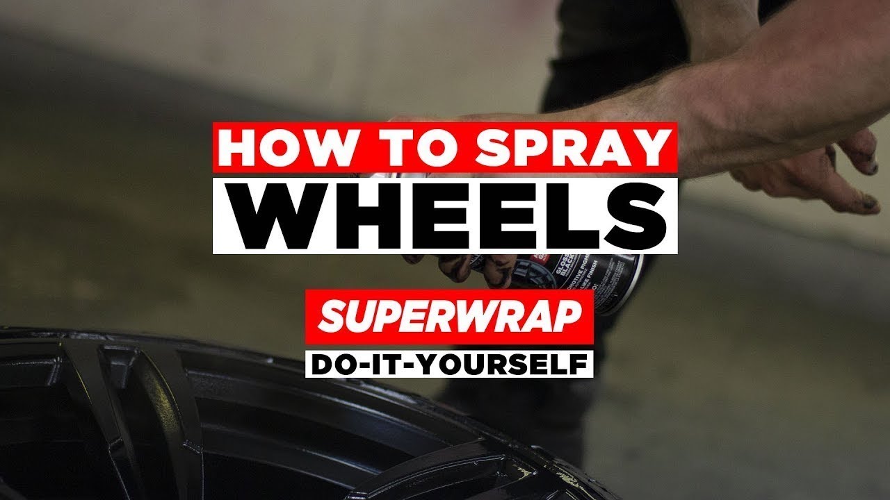 Superwrap DIY | How To Spray Wheels