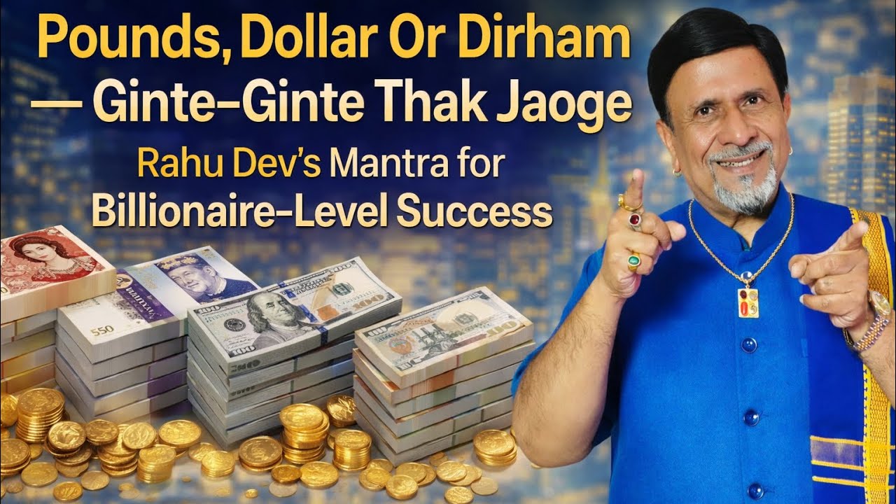 Pounds, Dollar Or Dirham — Ginte-Ginte Thak Jaoge | Rahu Dev’s Mantra for Billionaire-Level Success 