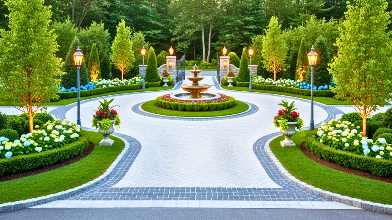 Более 100 модных идей ландшафтного дизайна подъездной дорожки для повышения привлекательности дом...