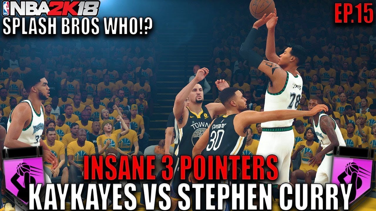 SPLASH BROS WHO!? KAYKAYES VS GOLDEN STATE WARRIORS IN THE PLAYOFFS! NBA 2K18 MyCareer