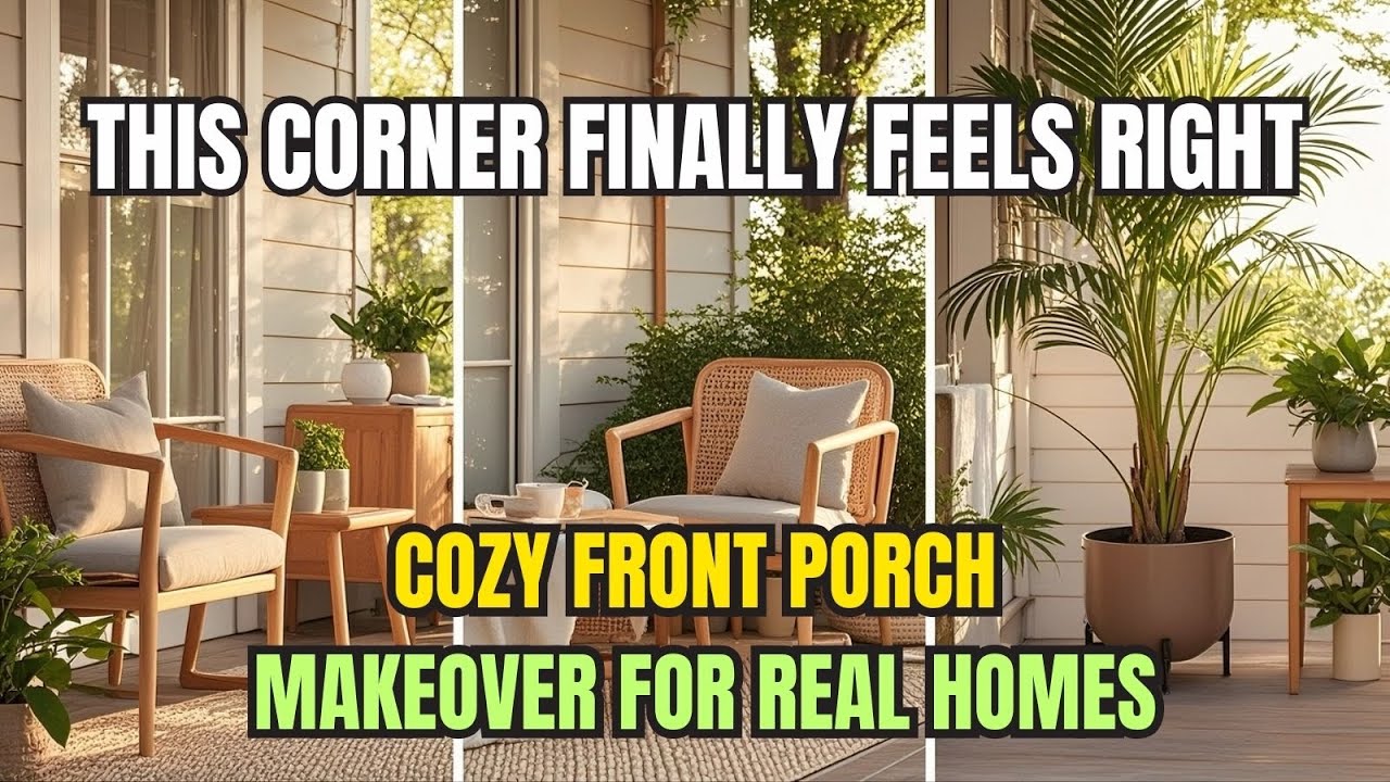 Small Porch, Big Impact | Cozy Front Porch Makeover for Real Homes