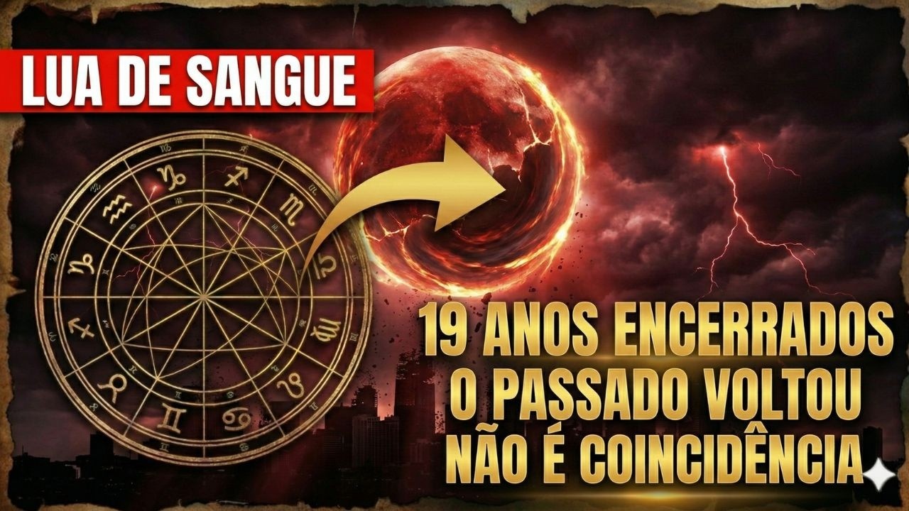 3 DE MARÇO: A LUA DE SANGUE Encerra um Ciclo de 19 Anos — O Que Vai Vir à Tona?