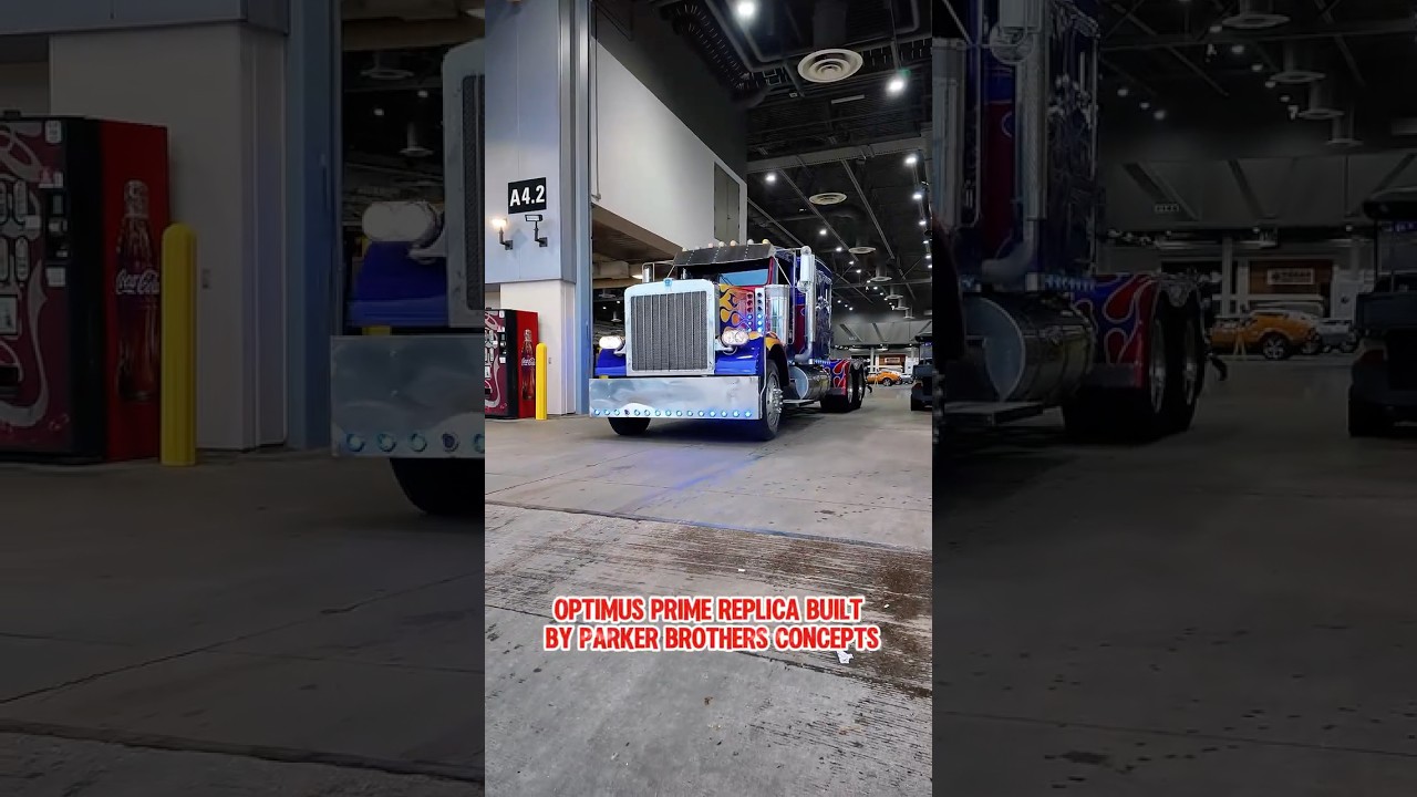 1990 Kenworth W900 Truck. Optimus Prime replica built by Parker Brothers Concepts. #shorts
