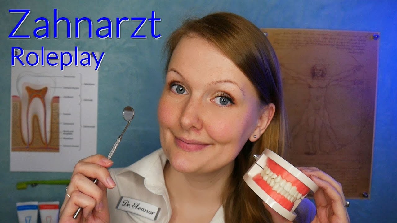 ASMR Zahnarzt Roleplay Deutsch [Dentist Roleplay] Liebevolle Zahnärztin untersucht dich soft spoken