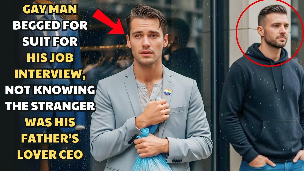 GAY MAN BEGGED FOR A SUIT FOR HIS JOB INTERVIEW — NOT KNOWING THE STRANGER WAS HIS FATHER’S LOVER