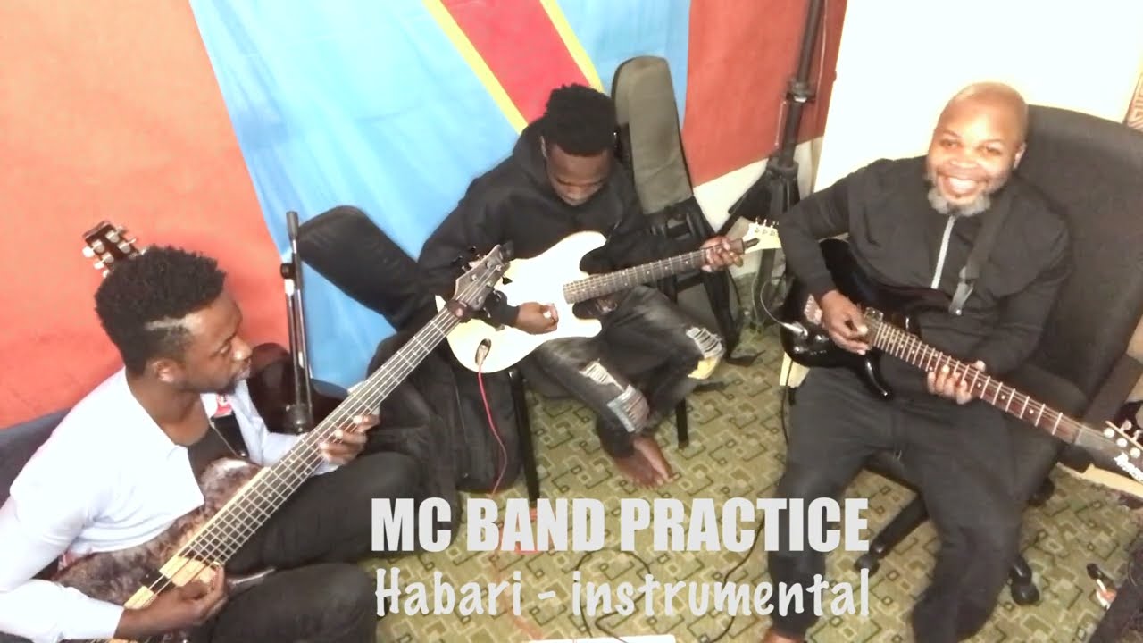 MC Band HABARI instrumental with no keyboard - Congolese Rhumba and seben