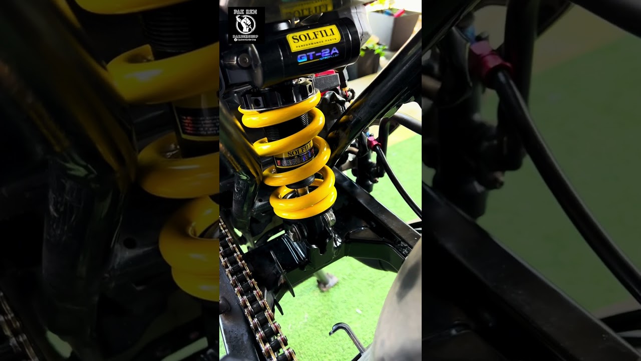 Cara pasang monoshock SOLFILI GT2A pada honda rs/rsx