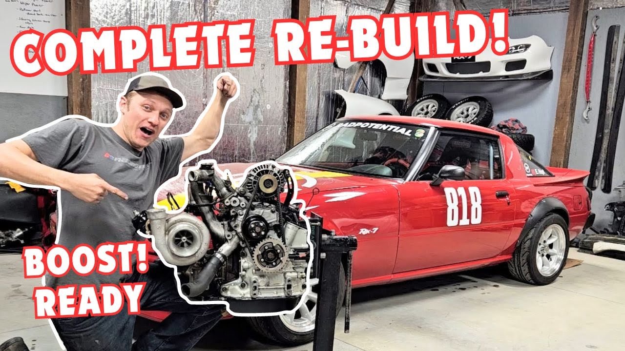 Fastest Rotary Engine RE-Build You have Ever Seen - RADX7 Is READY