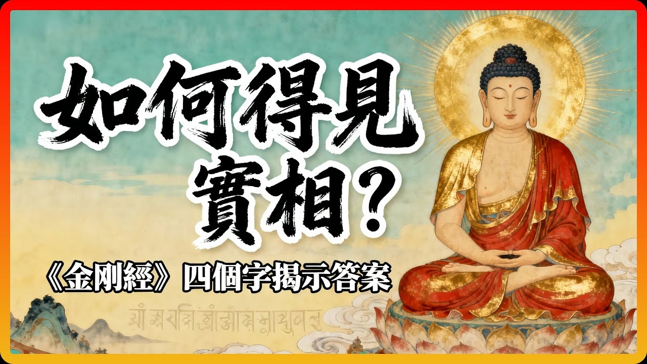 如何得見「實相」？《金剛經》用四個字揭示答案！#佛教故事 #佛法 #修行 #開悟 #金剛經