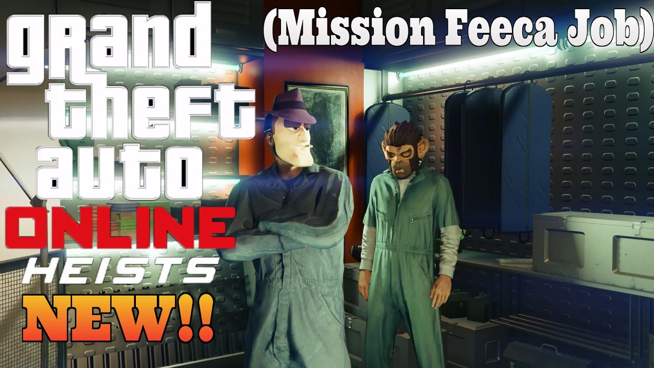 GTA Heists Online Full Walkthrough! (Mission Fleeca Job)