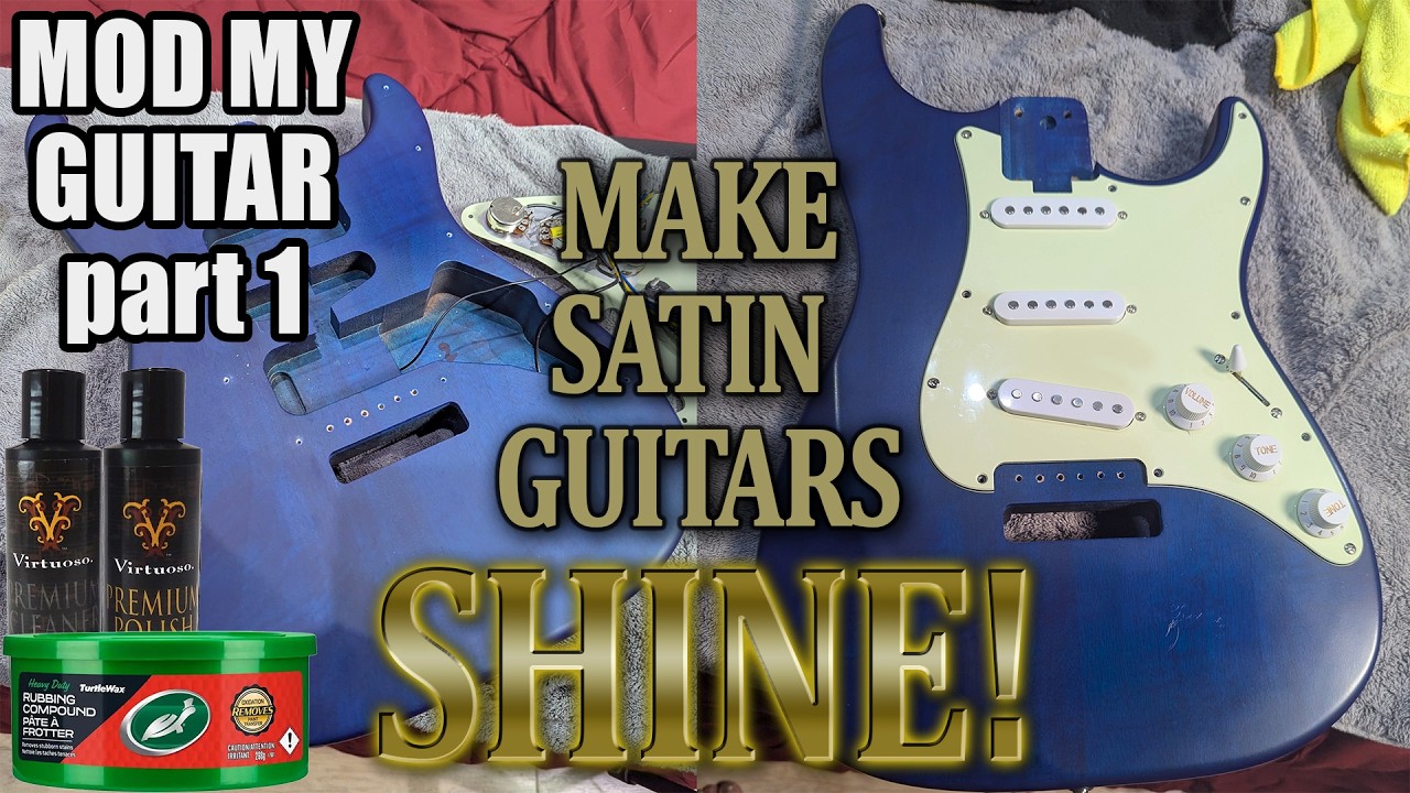 Polishing a Satin Finished Guitar - Shine It Up!